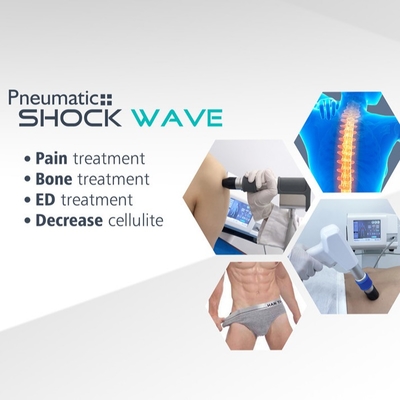 Портативная машина терапией ударной волны 1 Адвокатура - AC 110V/240V энергии 6 Адвокатур