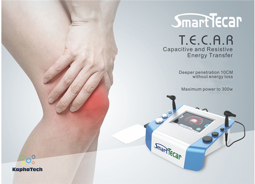 CET терапией жары RF оборудования терапией массажа 300khz умный Tecar тела ВЫМАЧИВАЕТ
